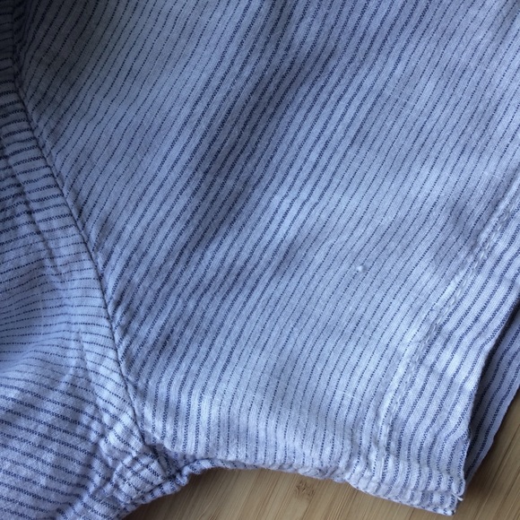 🟠2/$20 4pc Breezy Summer Blues Button Down Shirt Set (S) - Picture 16 of 16